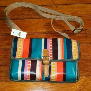 Fossil multi-colored purse